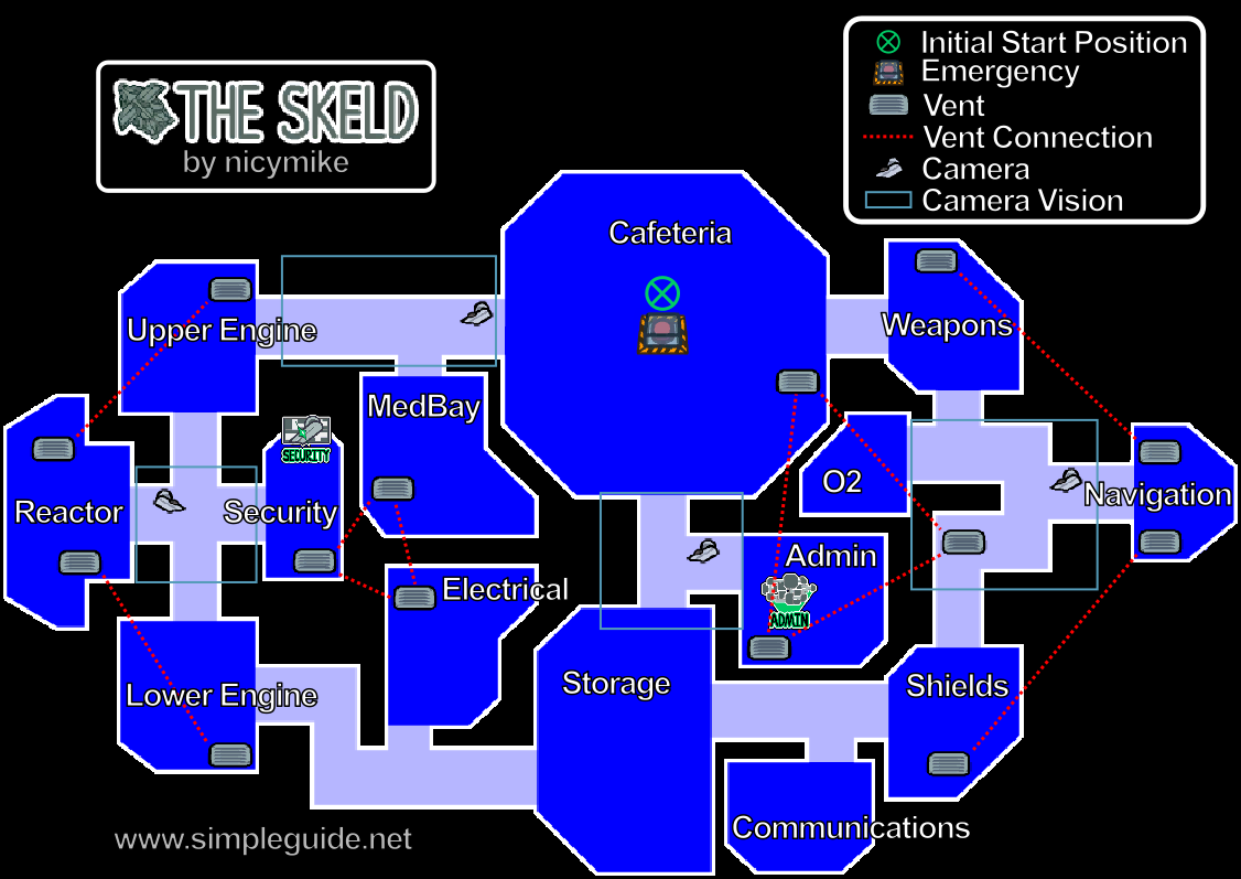 Karte: The Skeld